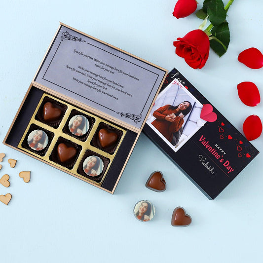 Valentine's Day Love You Customised Chocolate Box - Choco Manual ART