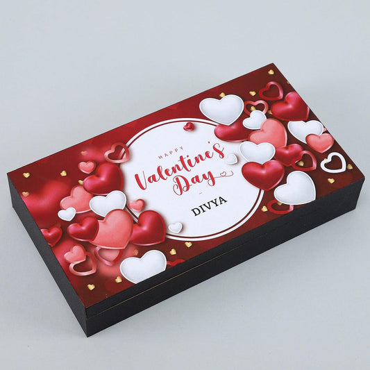Full Of Hearts & Love Personalised Chocolate Box - Choco Manual ART