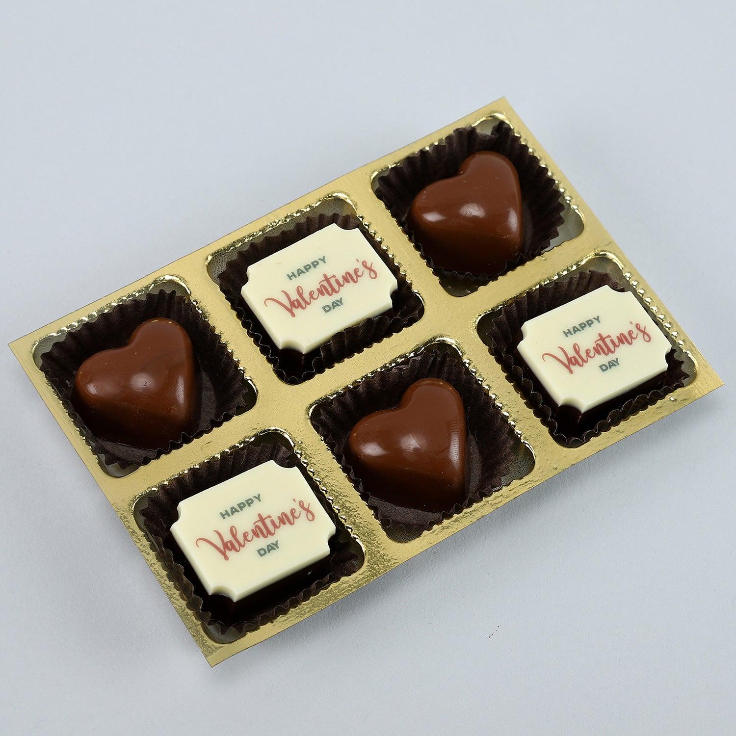 Hearts & Balloons Personalised Chocolate Box - Choco Manual ART