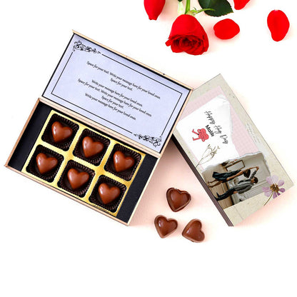 Hug Day Personalised Chocolate gift I Buy at Choco ManualART