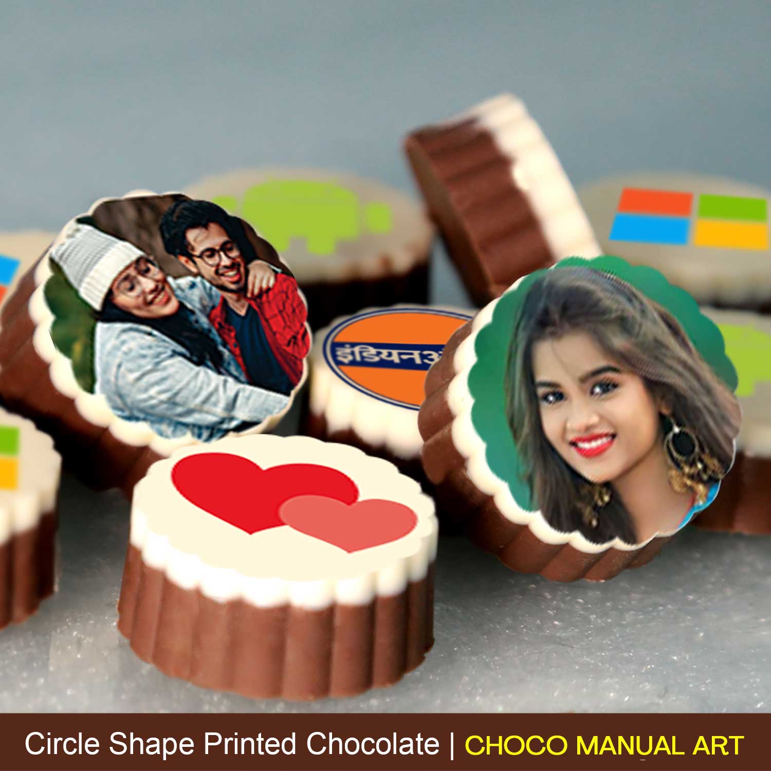 Printed Shape chocolates Special gift