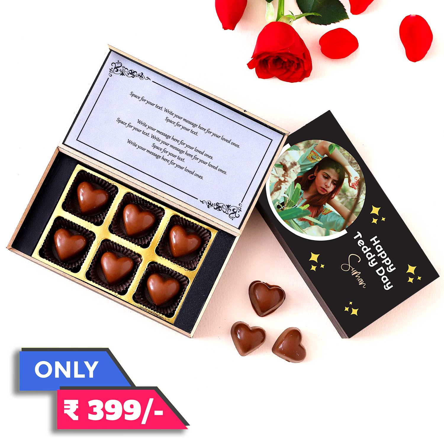 Teddy Day Heart Shape chocolates Special gift