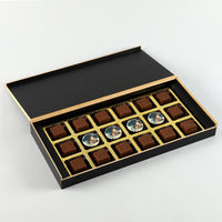 Wish Merry Christmas and New Year With Customised Message and Photo print Chocolate - Choco Manual ART