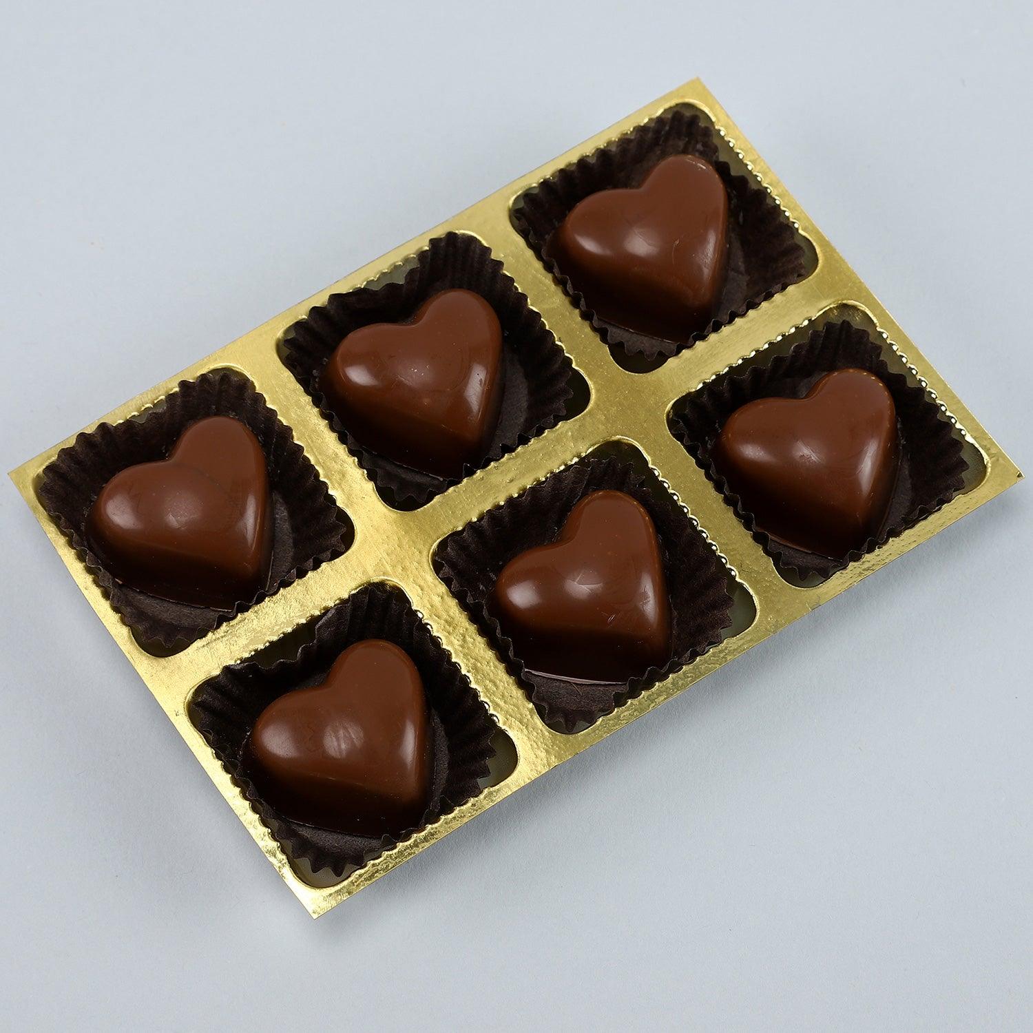 Happy Valentine's Day Lovely Heart Chocolate Box - Choco Manual ART