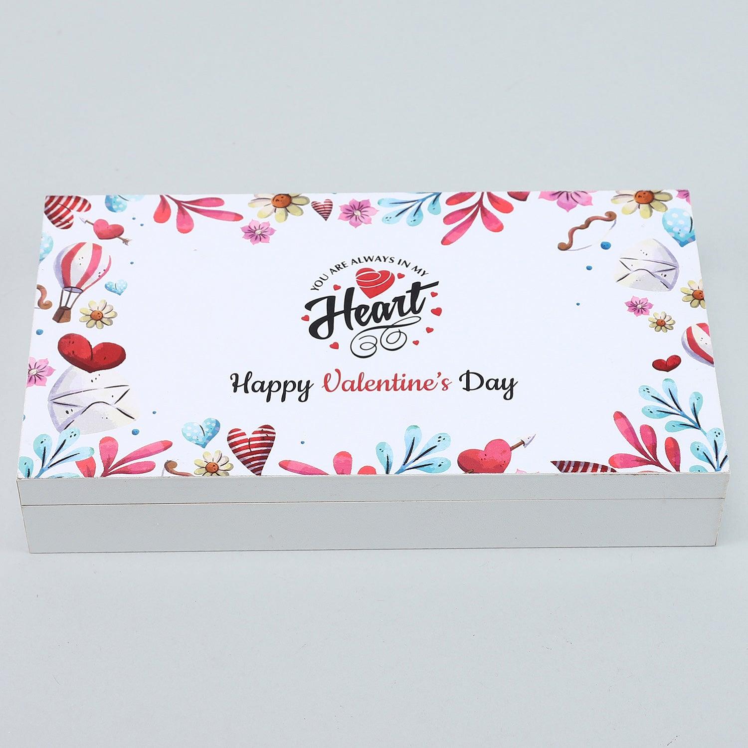 Happy Valentine's Day Lovely Heart Chocolate Box - Choco Manual ART