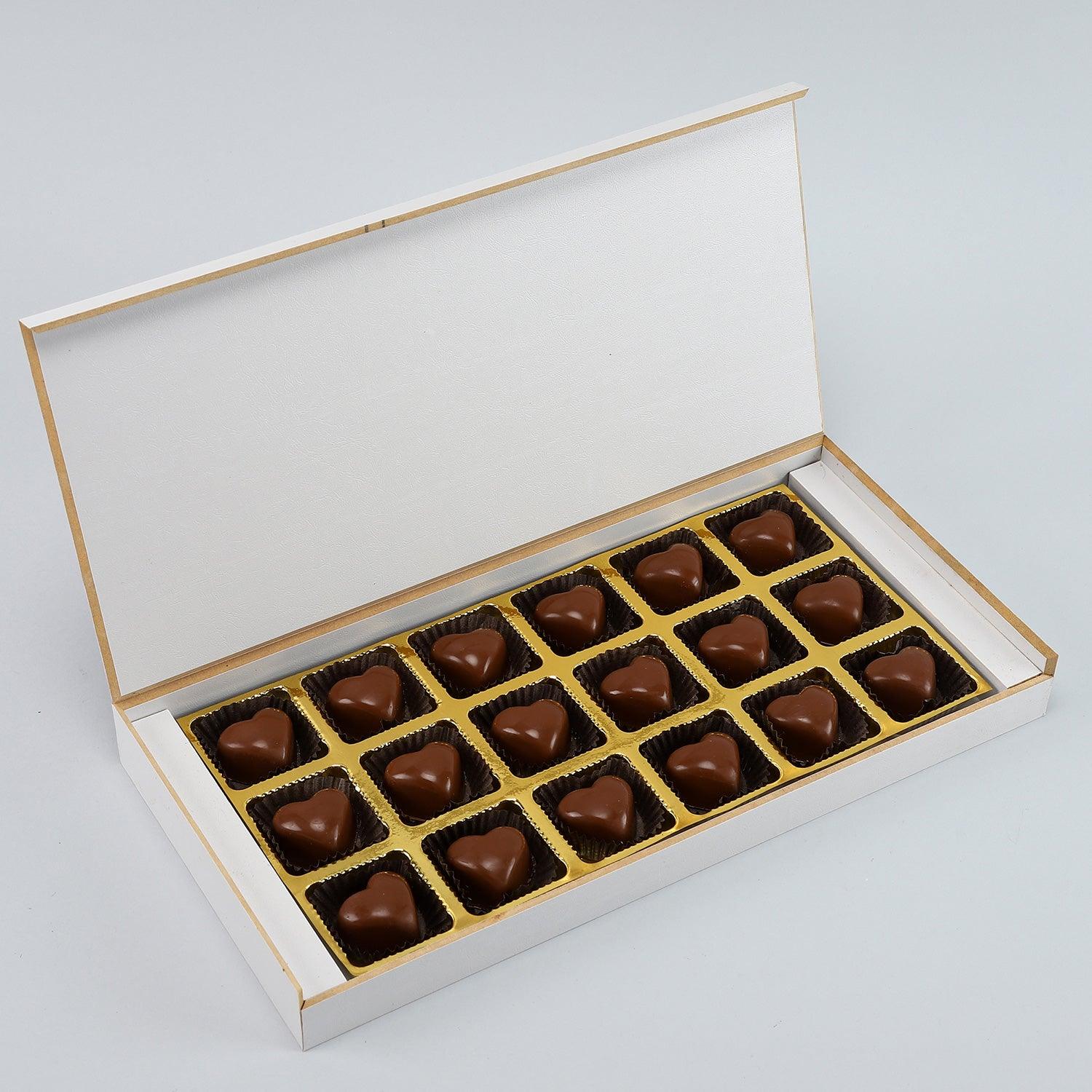 Happy Valentine's Day Lovely Heart Chocolate Box - Choco Manual ART