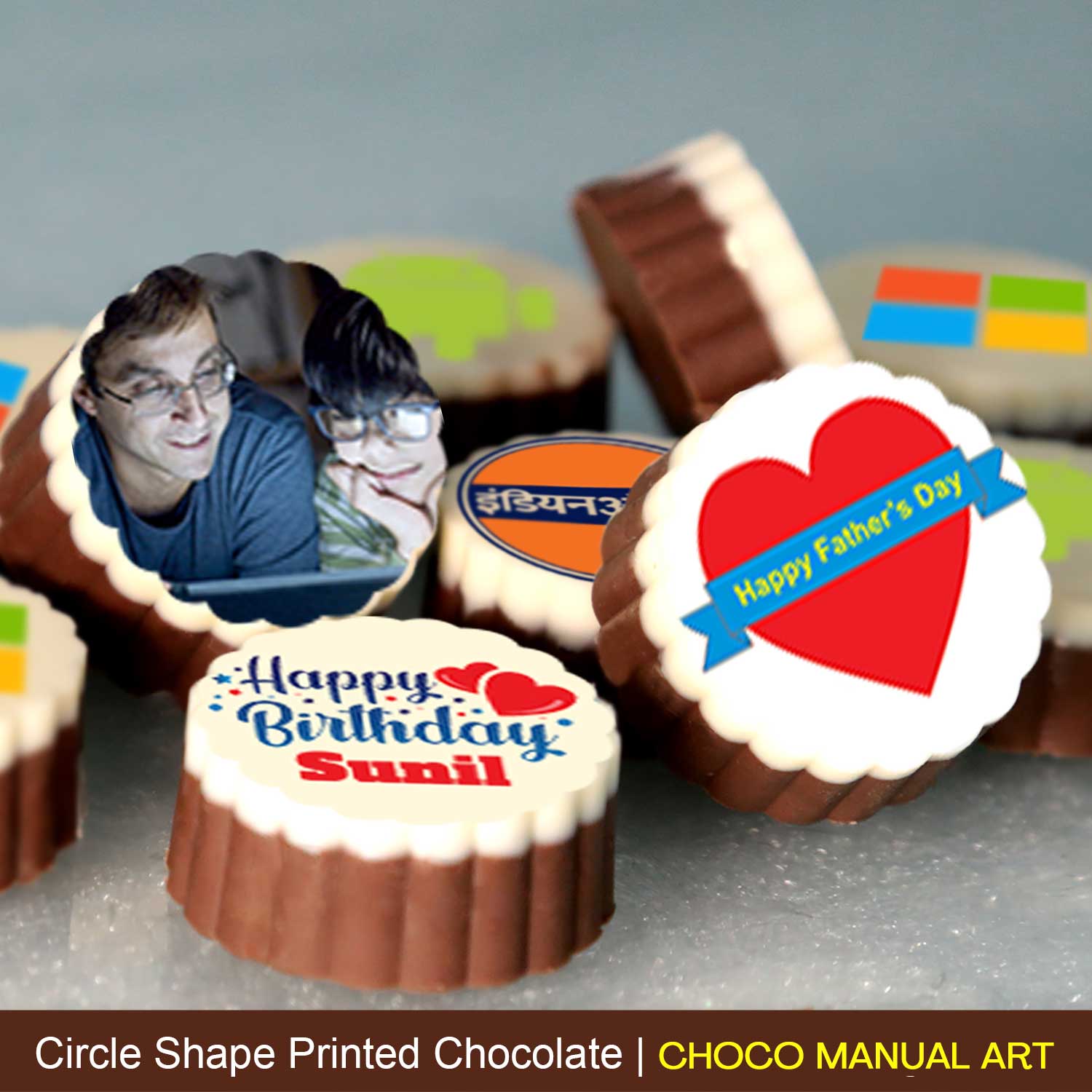 Printed Chocolates gift