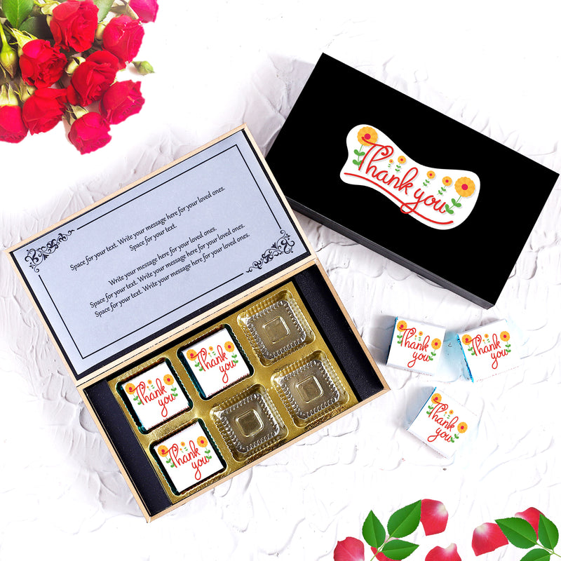  Thank You For The Delicious Sweets. Thanks For Sweet Gift Chocolate. Gift Message Chocolate Thank You. Thank You For The Delicious Chocolate. Thank You For The Personalized Chocolate. Thank You Chocolate Gift Online. Thanking For Your Chocolate Gift Online.