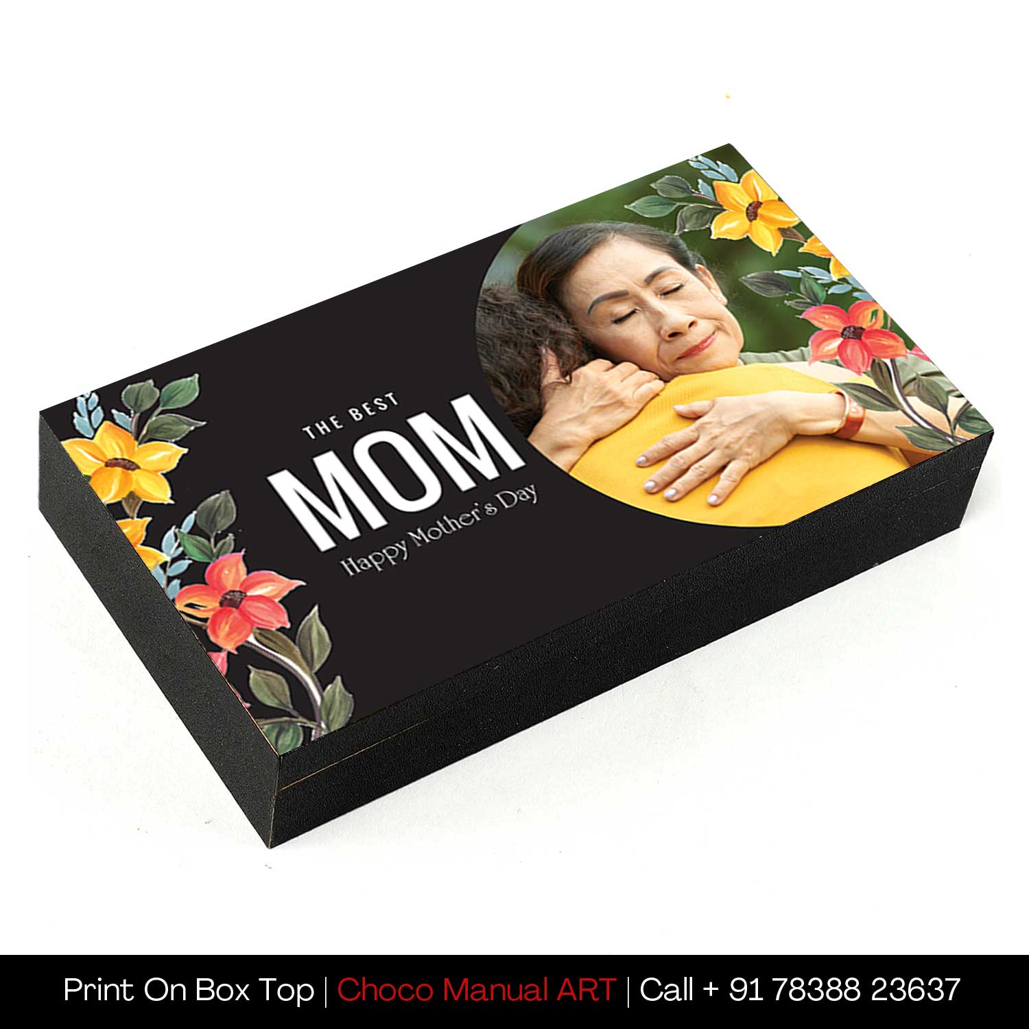 MOM Printed Chocolates with Personalised Gift box