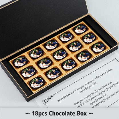 Attractive Designed box of Personalised Chocolates for Mothers Day