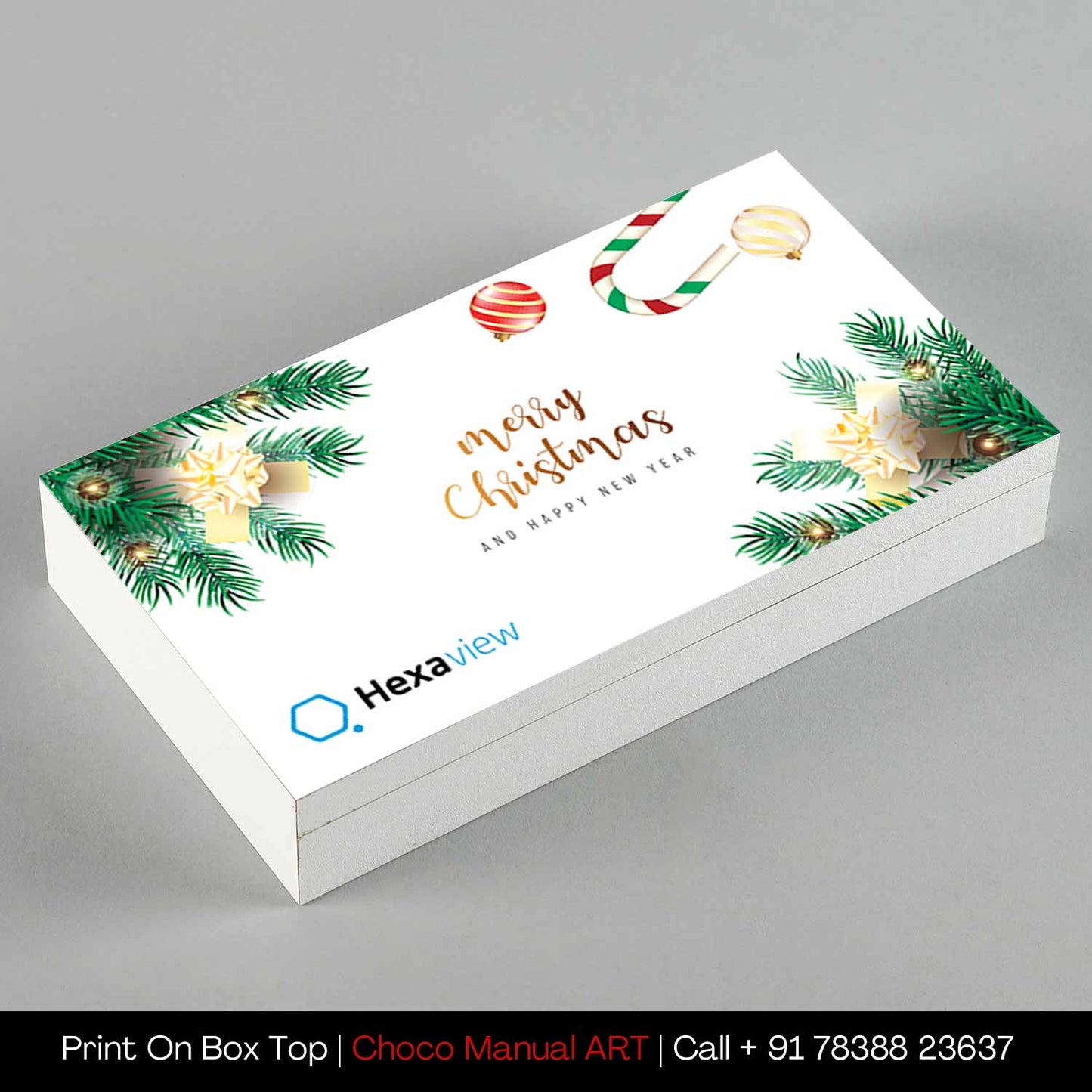 Best New Year Chocolate Gift Ideas For Employees with Printed Logo