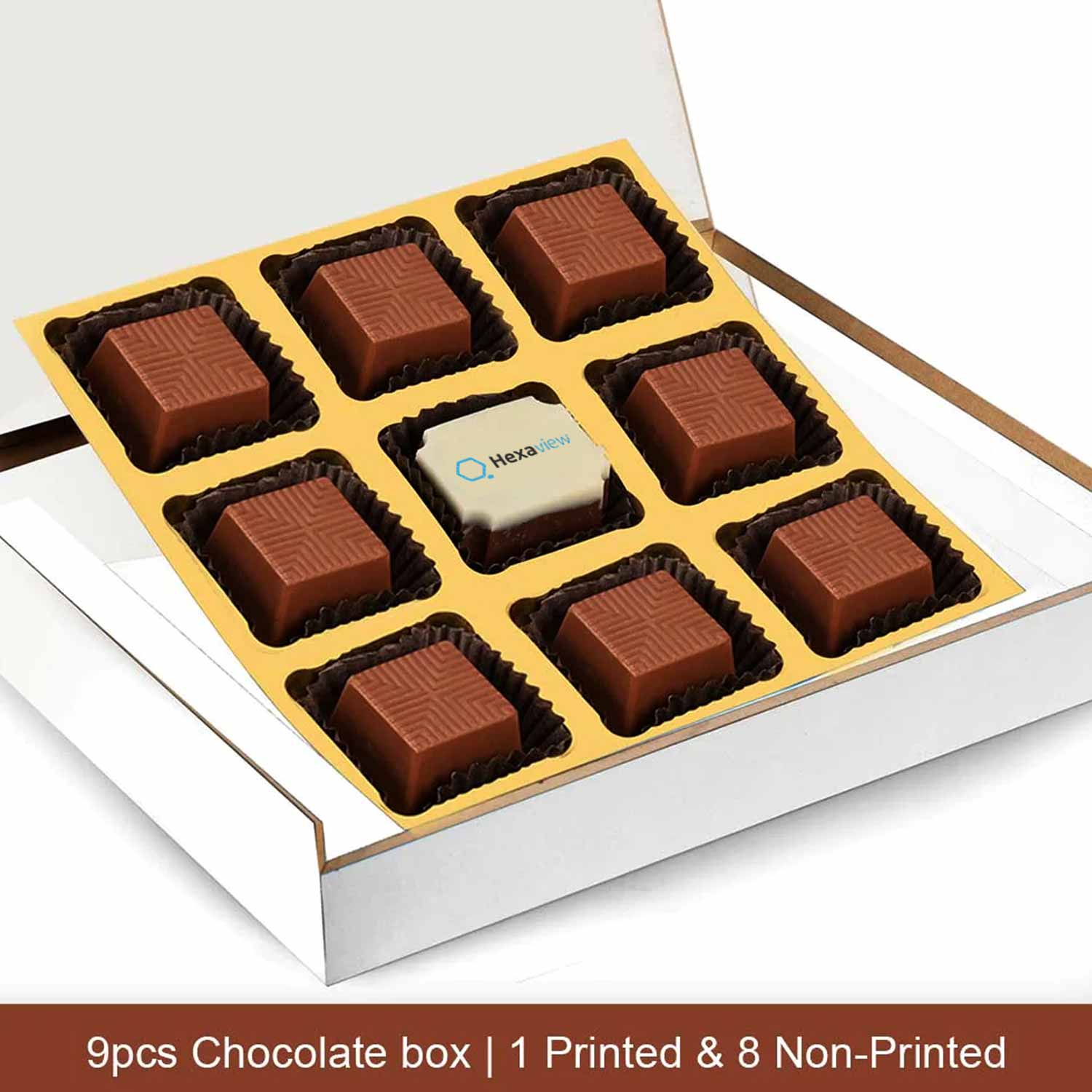 Best New Year Chocolate Gift Ideas For Employees with Printed Logo