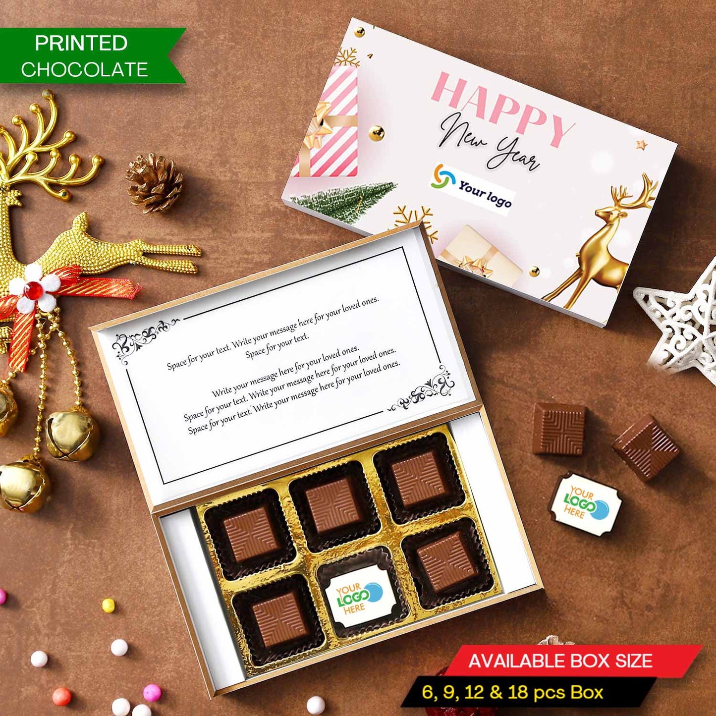 Personalised Corporate | Send New Year Chocolate Gifts to India