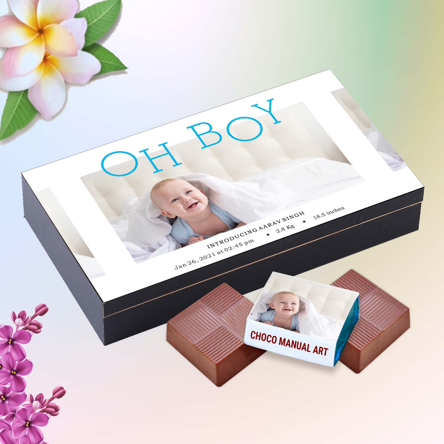  Everyone loves chocolates! Chocolates are perhaps the most widely accepted gift. Surprise them with the name printed on chocolates 
