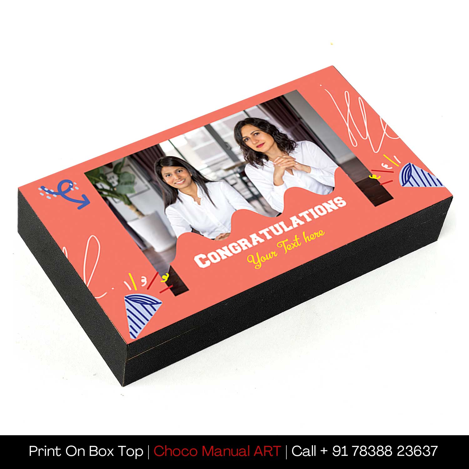 Buy Personalised Chocolate Box Online for Congratulations