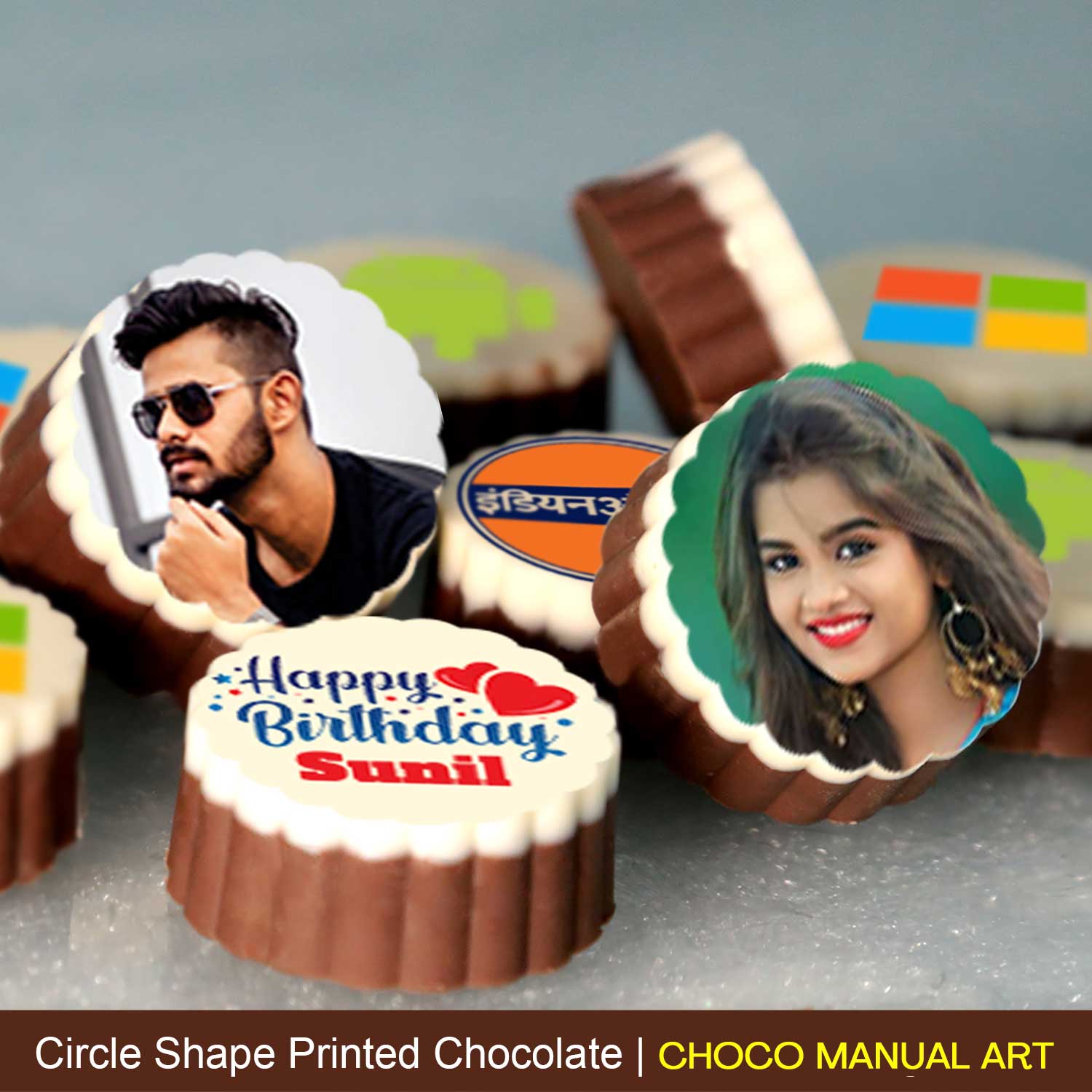 Personalised Chocolate Box with Elegant Design
