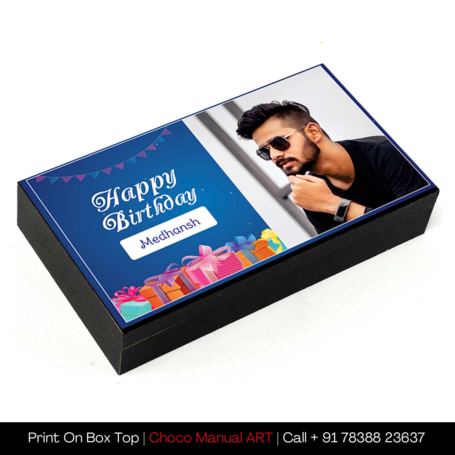 Personalised Chocolate Box with Elegant Design