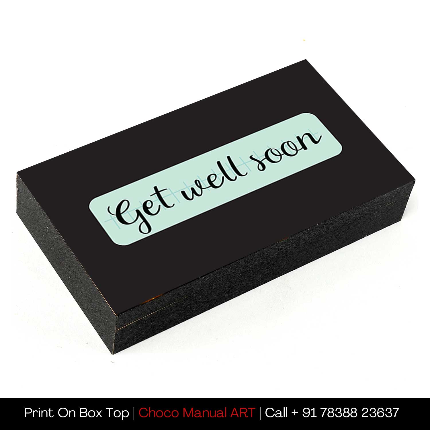 Get Well Soon Personalised Printed chocolate Gifts