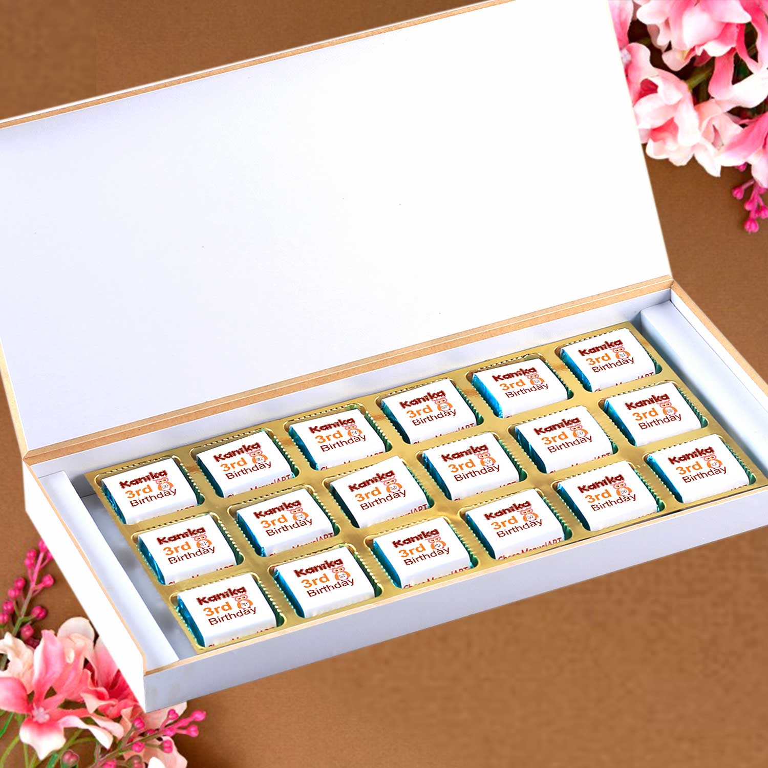 Unique  gift ideas for 1st birthday invitation.    Chocolate box for birthday invitation gift.   Birthday invitation for girlfriend box.     Birthday invitation chocolate box price.