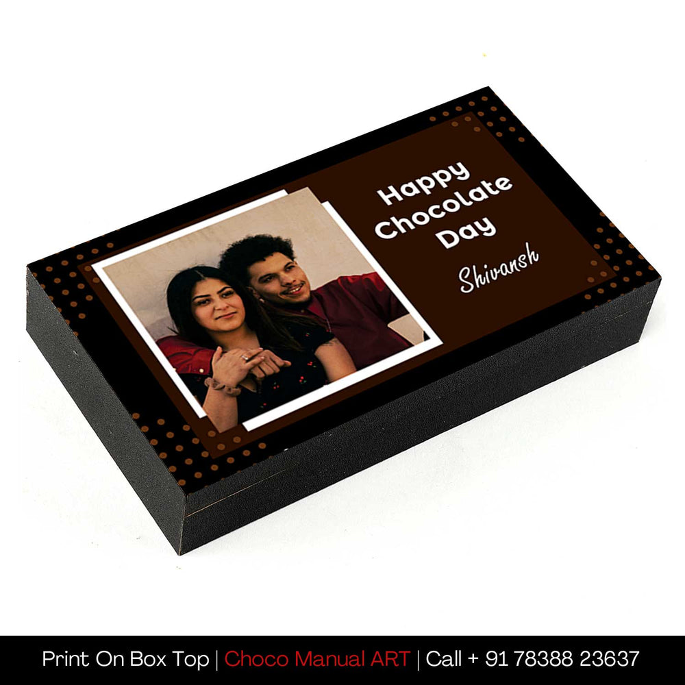 Personalized Chocolate Day chocolate gift 