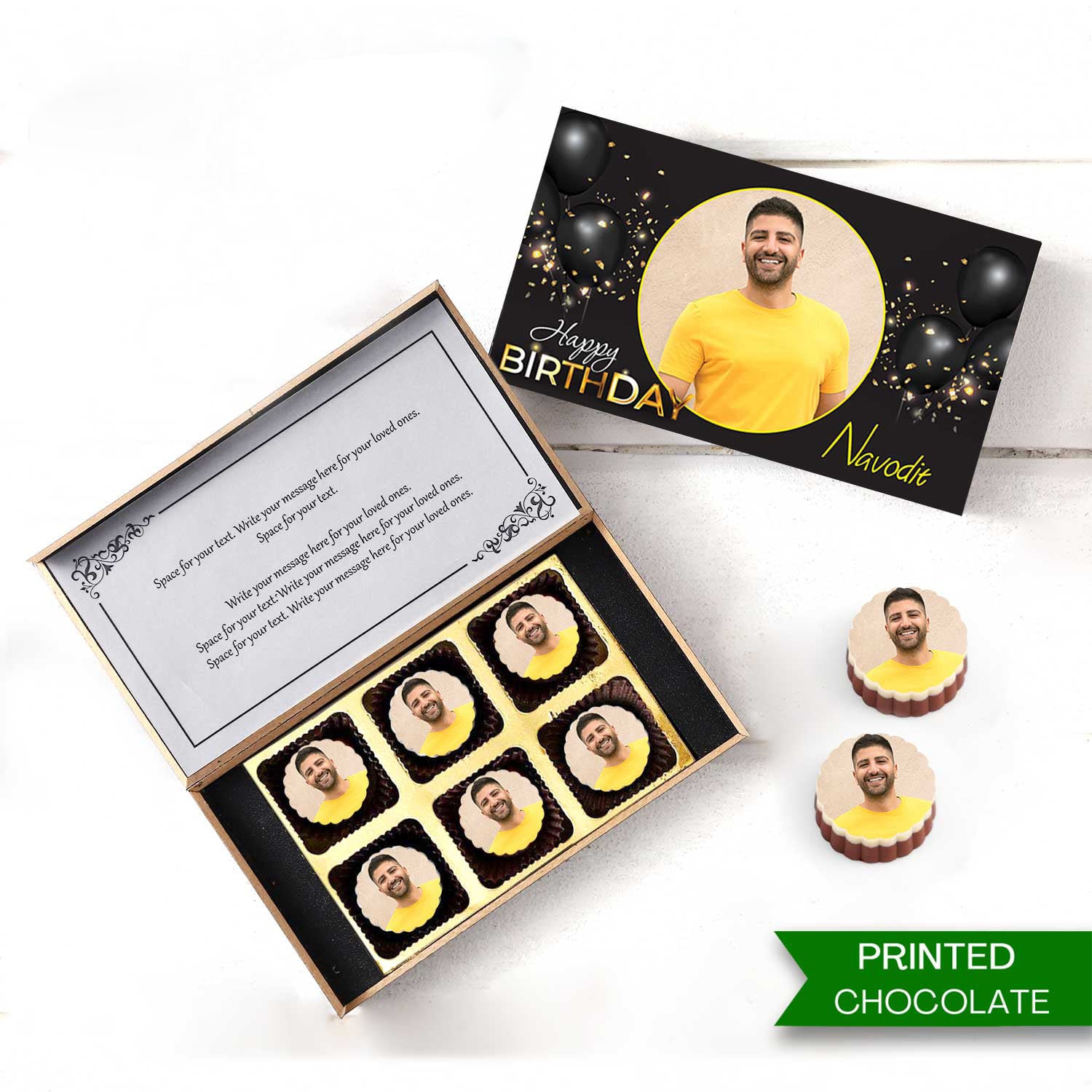 Personalized Chocolates with Printed Name