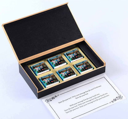 Premium and Unique gift ideas for men with Image Printed Chocolate Gift For Birthday