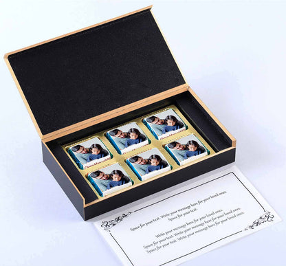 Personalized Message Photo and Name Printed Chocolate Gifts For Birthday
