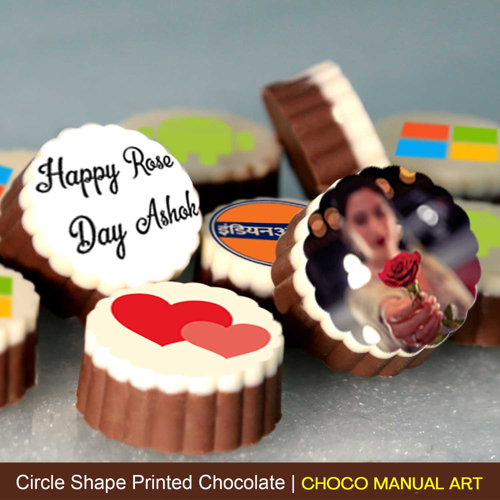 Printed Shape chocolates Special gift