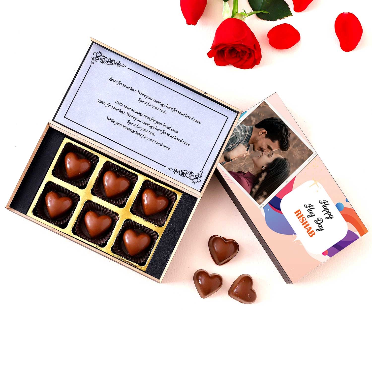 Buy online @399 Hug Day Gift I Buy at Choco ManualART