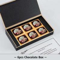 Pretty purple personalised chocolates gift for Raksha Bandhan