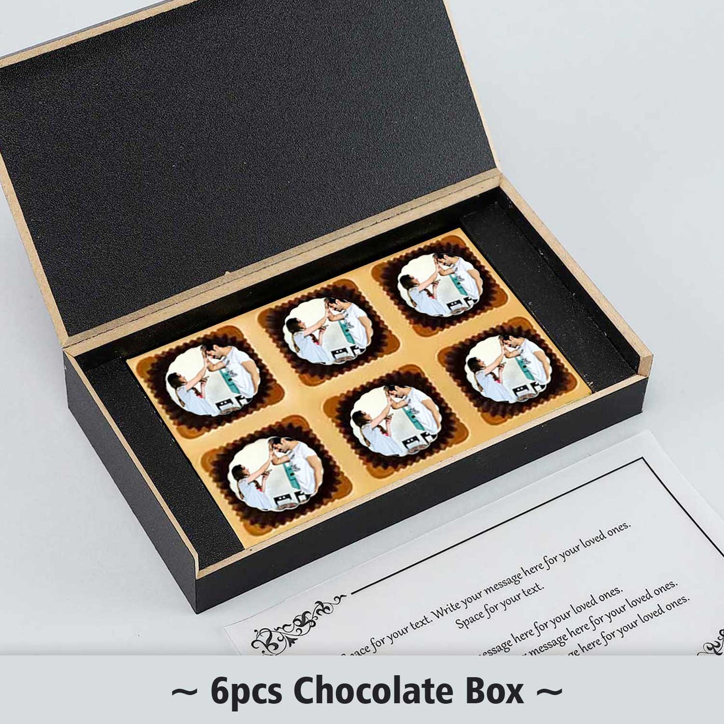 Photo Printed chocolate with Brother and Sister