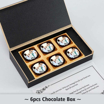 Photo Printed chocolate with Brother and Sister