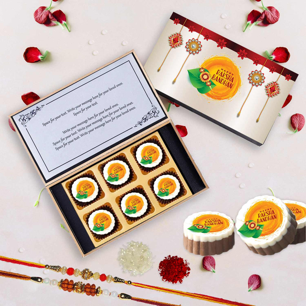 Special Rakhi Printed chocolate with your Lovely sister