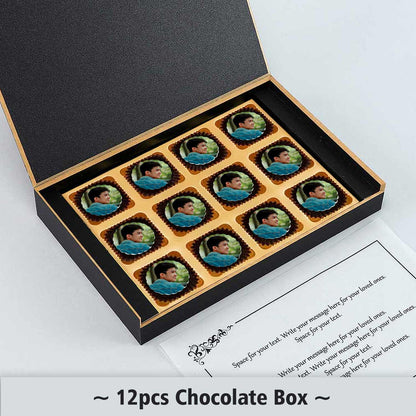 Wonderful brother personalised rakhi gift peacock feather designed box