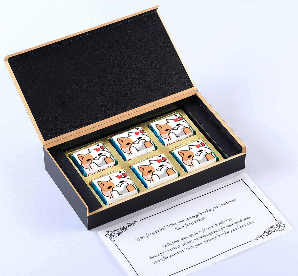 Cute Cat Design Sorry Box for your girlfriend | Buy Online chocolate b ...