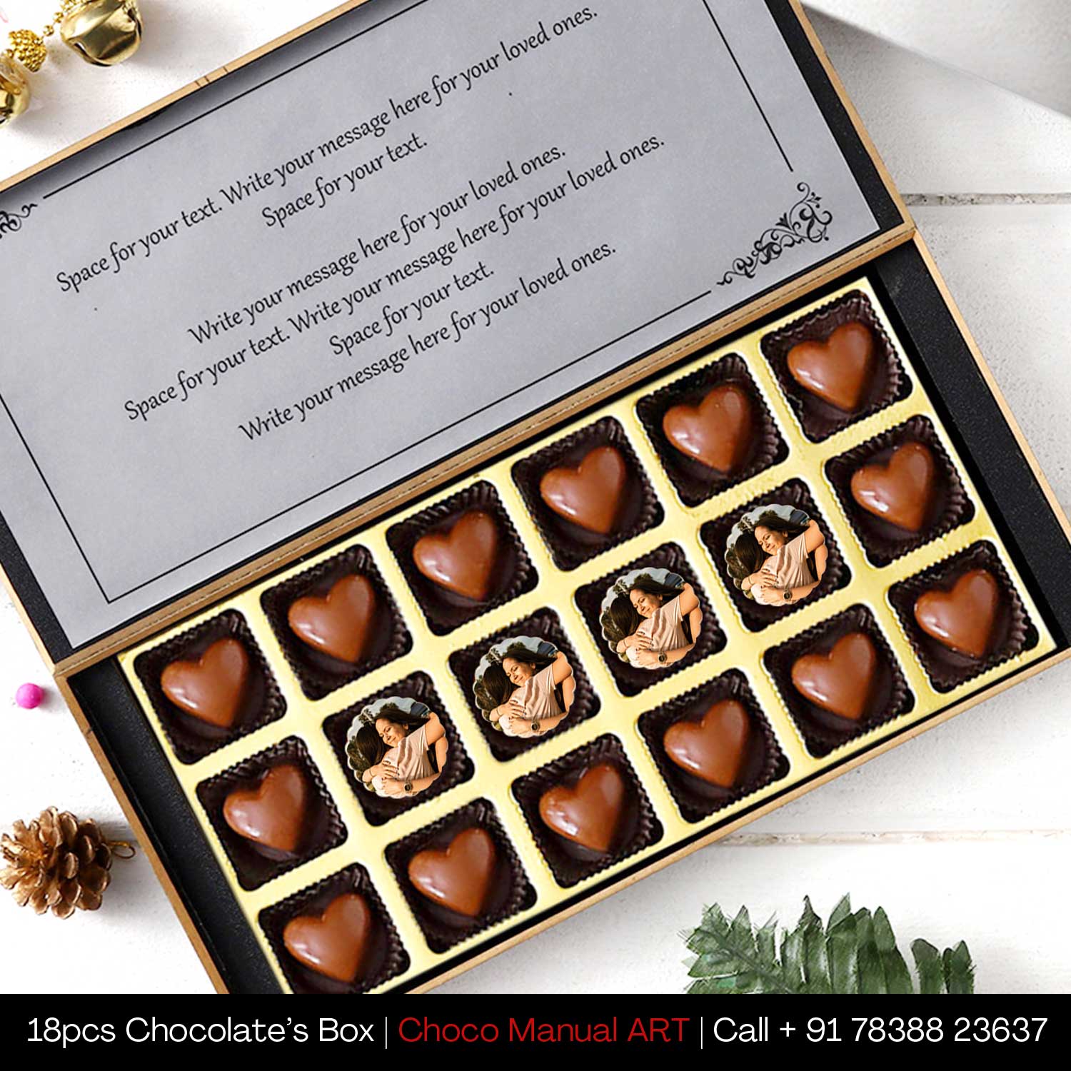 Hug Day Heart Shape chocolates Special gift