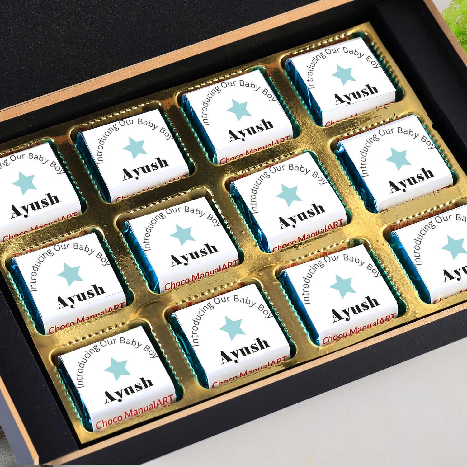 Beautiful Personalised Box Customised elegant wooden gift boxes personalized with your name and photo