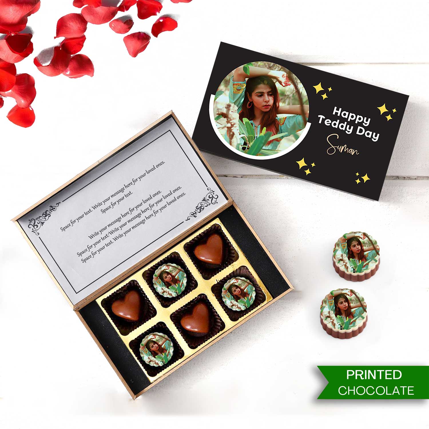 Teddy Day Heart Shape chocolates Special gift