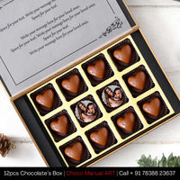 Unique Chocolate gift  for Hug Day I Buy at Choco ManualART