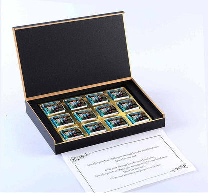 Premium and Unique gift ideas for men with Image Printed Chocolate Gift For Birthday