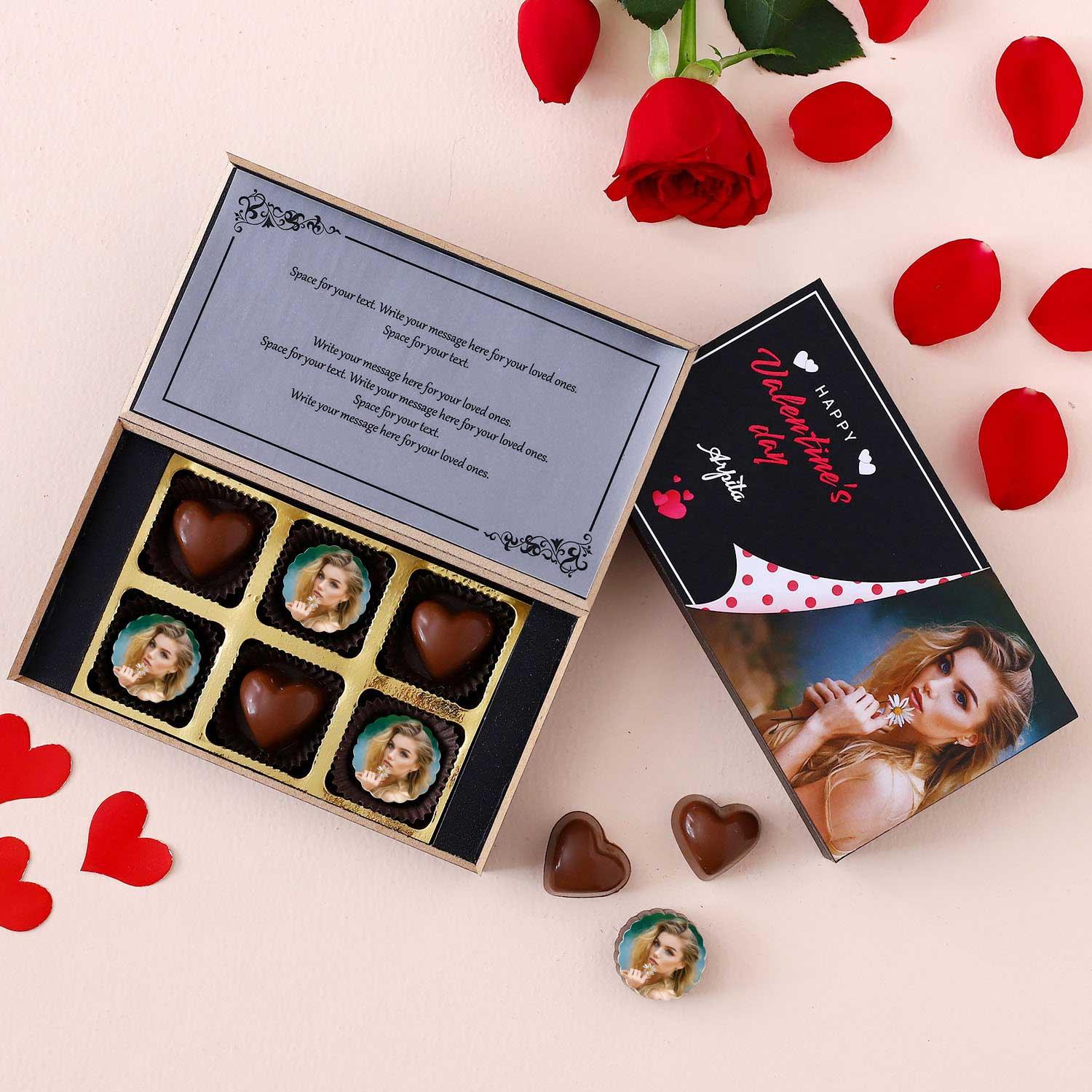 Valentine's Day Special Personalised Chocolate Gift Box - Choco Manual ART