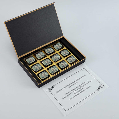 Happy Valentine's Day Personalised Chocolate Box gift Box - Choco Manual ART