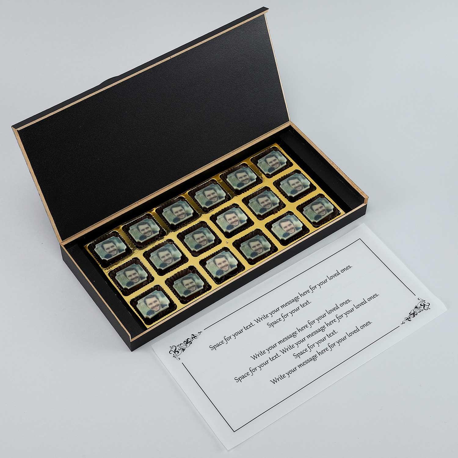 Happy Valentine's Day Personalised Chocolate Box gift Box - Choco Manual ART