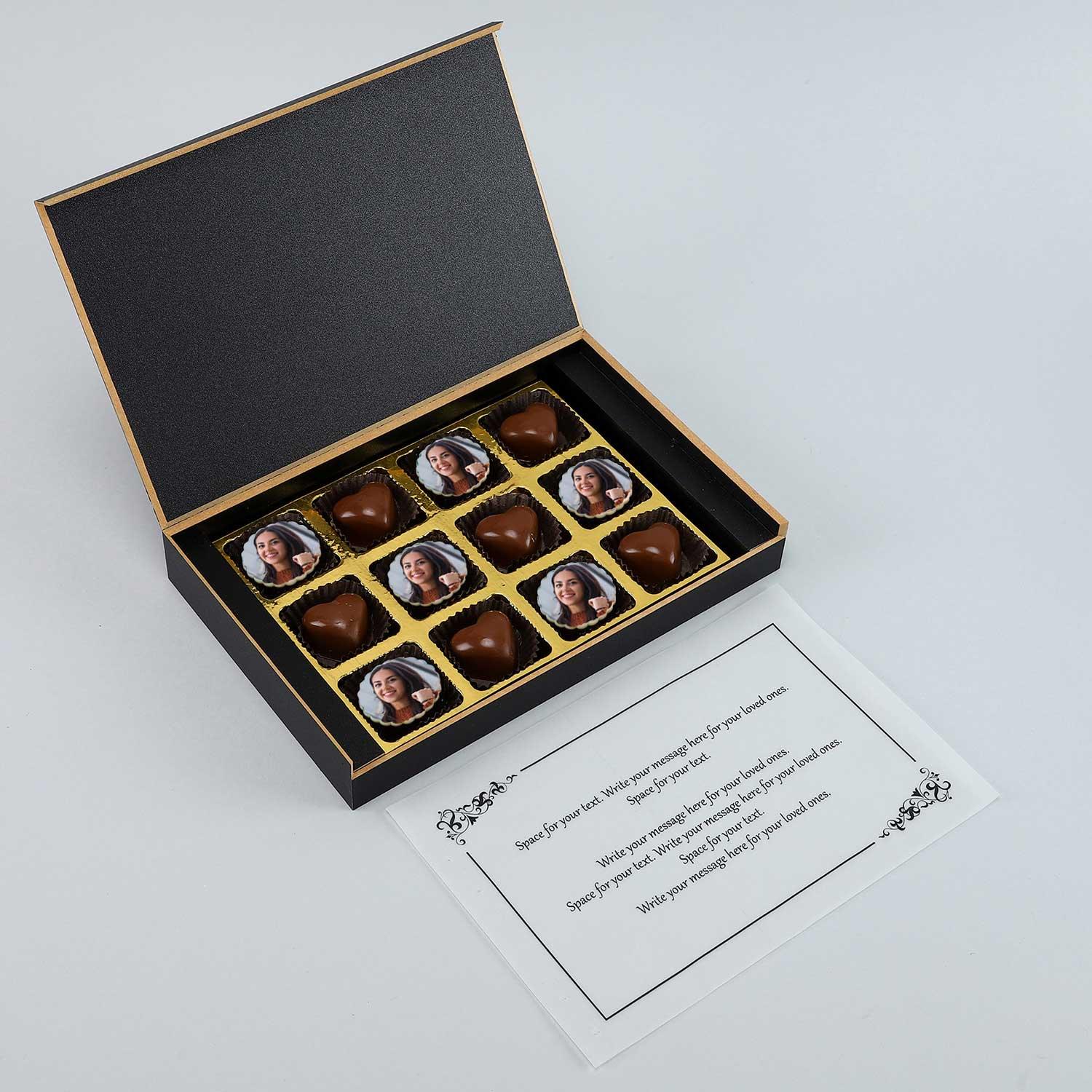 Valentine's Day Love You Customised Chocolate Box - Choco Manual ART