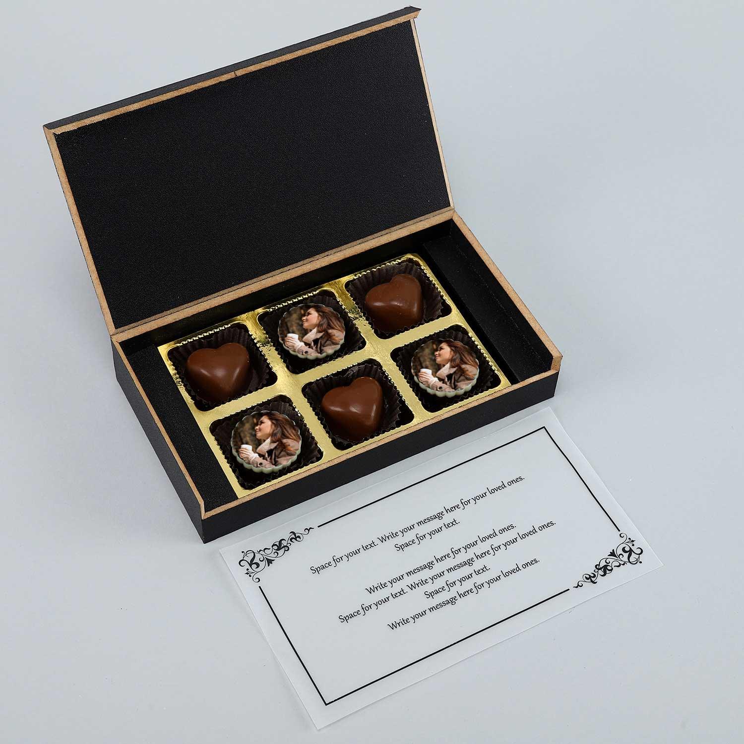 Valentine's Day Theme Personalised Chocolate Box - Choco Manual ART