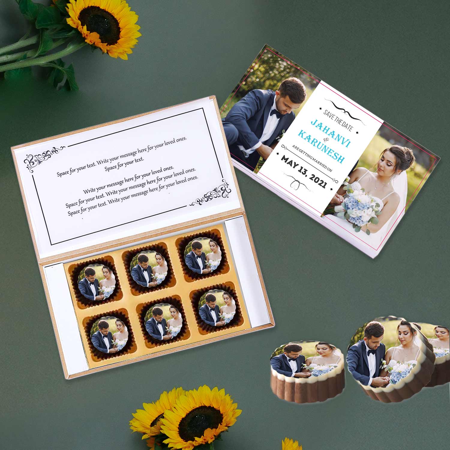 Love Theme Personalised Valentine's Chocolate Box