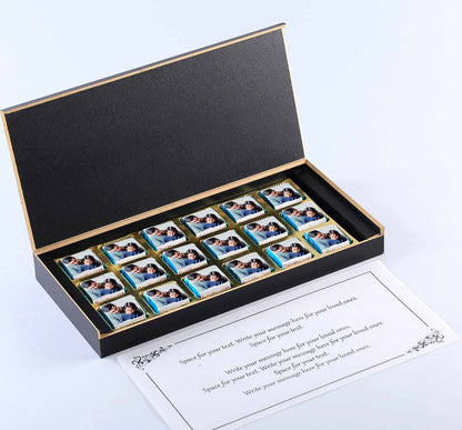 Personalized Message Photo and Name Printed Chocolate Gifts For Birthday