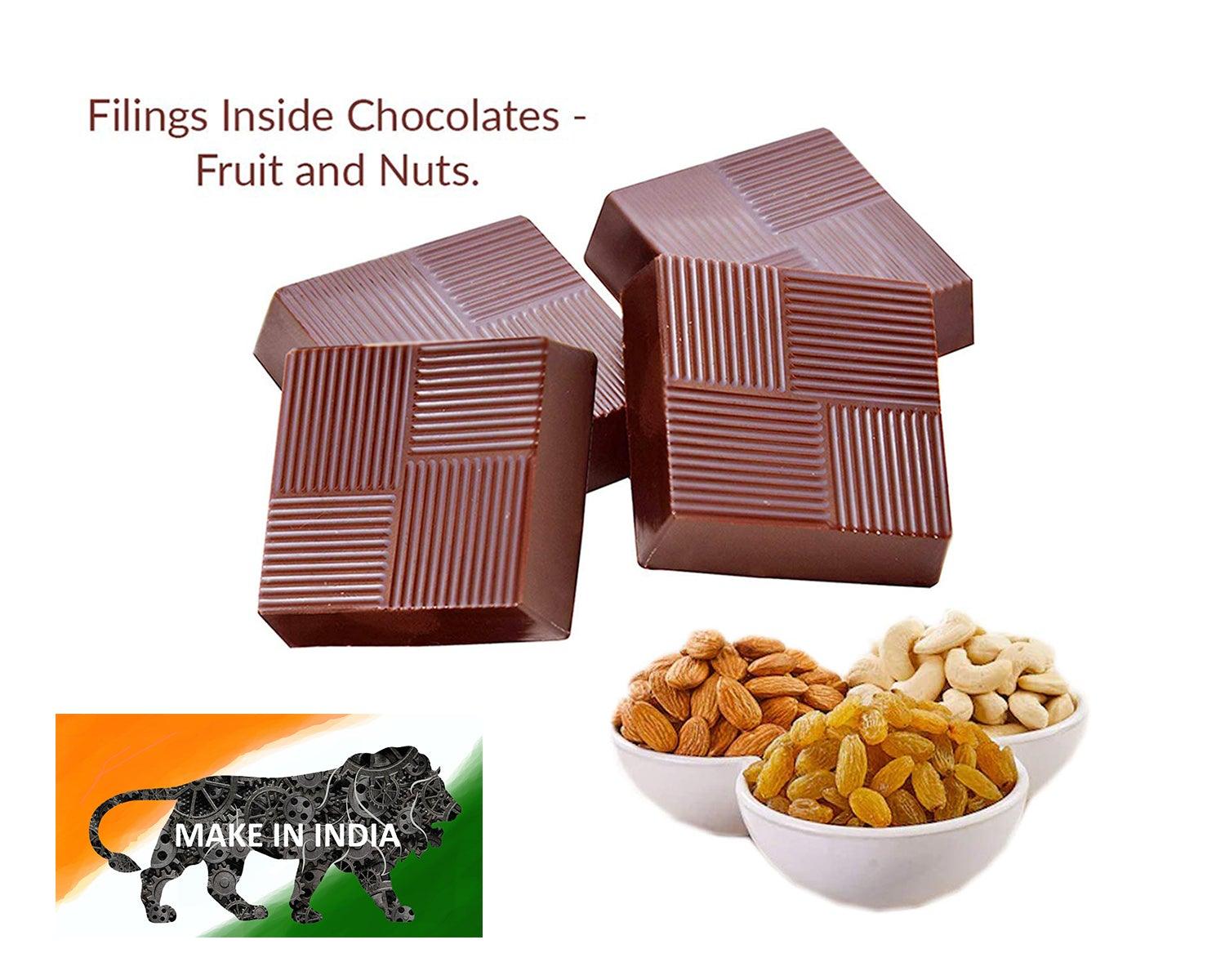 Adorable print  box of wrapped Chocolates for father's day - Choco Manual ART