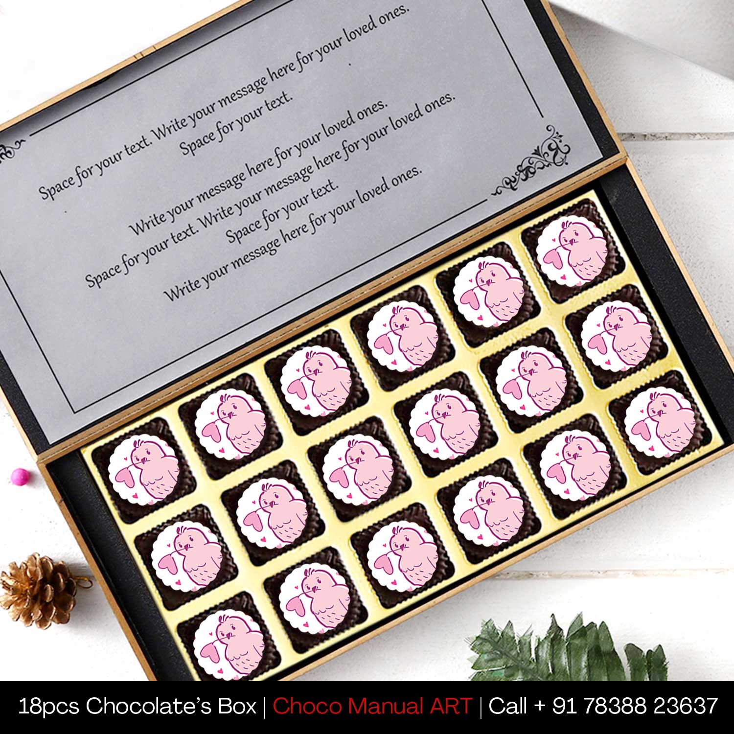 BUY Sorry Chocolate Gift Boxes with Personalisation - Choco ManualART