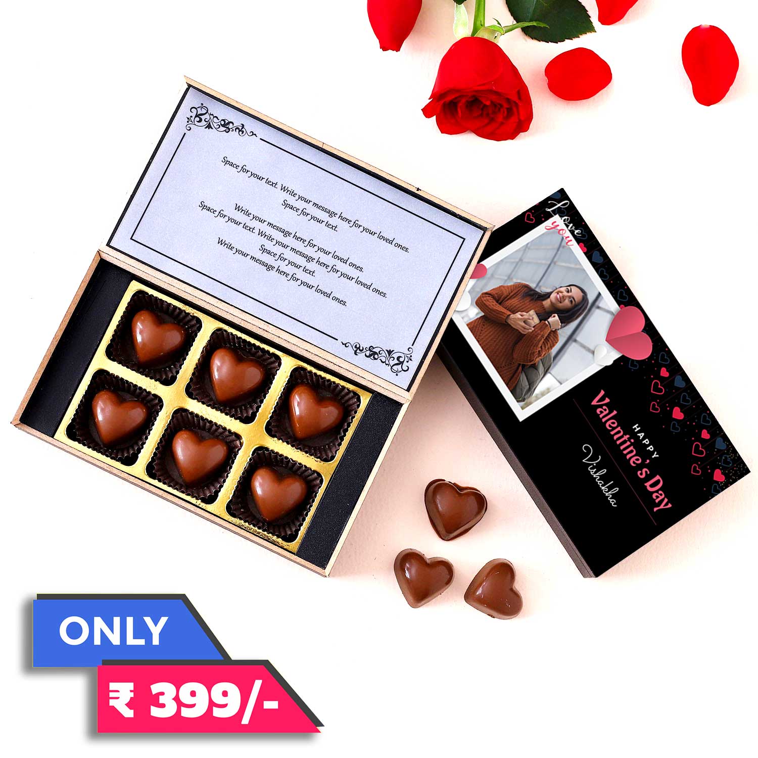 Valentine's Day Love You Customised Chocolate Box